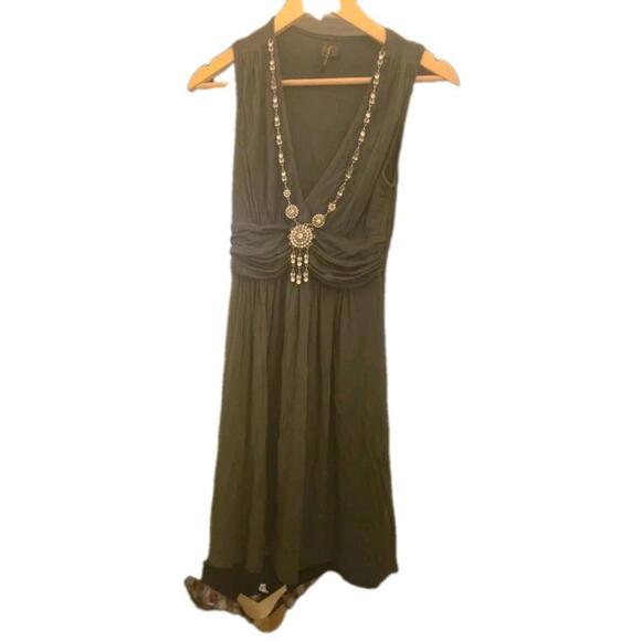 Love & Lore Dresses & Skirts - LOVE & LORE BLUE DRESS WITH RHINESTONES WOMENS SZ SMALL MADE IN KOREA BEAUTY 🔥